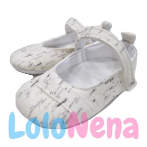 Balerinke, belo-sive