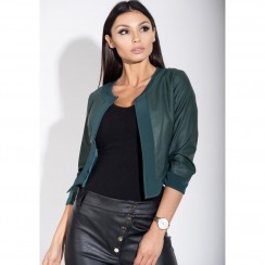 Prehodna ženska jakna La Perla v petrolej zeleni barvi