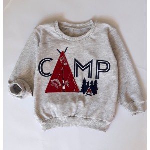 Majica Indian Camp - siva 