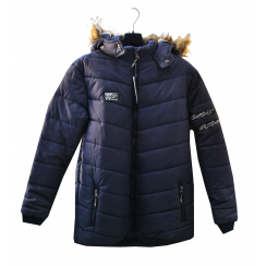 Fantovska CITY bunda - modra